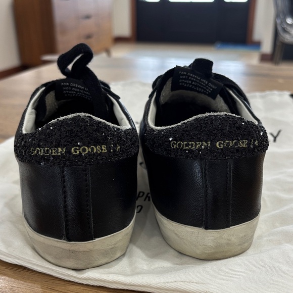 Golden Goose Black and White Sneakers - Picture 4 of 5